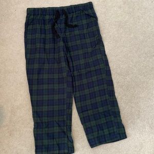 J Crew Plaid Pajama Bottoms